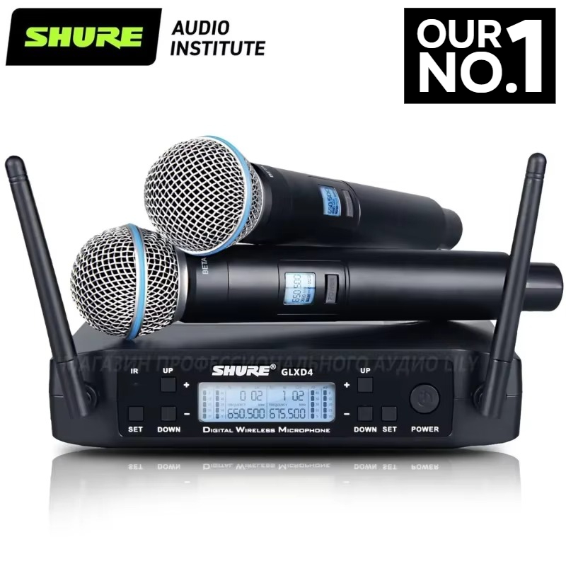 Condenser Microphone Kit - AAAAA Shure GLXD4 BETA 58A High
