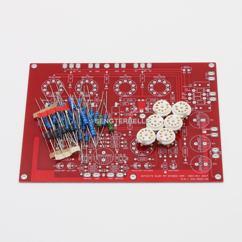 HiFi EL84 +ECF80 Stereo Push-P - огляд і ціна Audio Amplifier Board