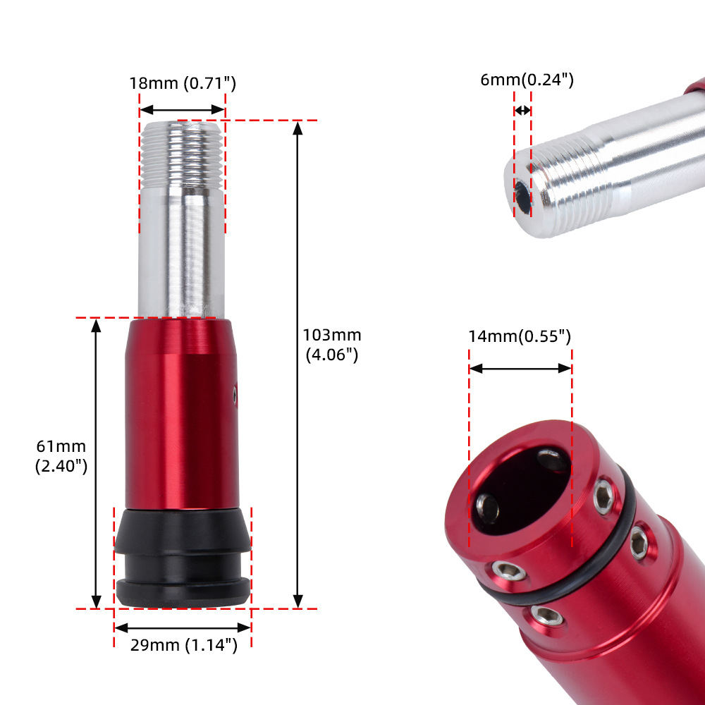 Aluminum Alloy Gear Shift Knob - огляд і ціна Knob Aluminum