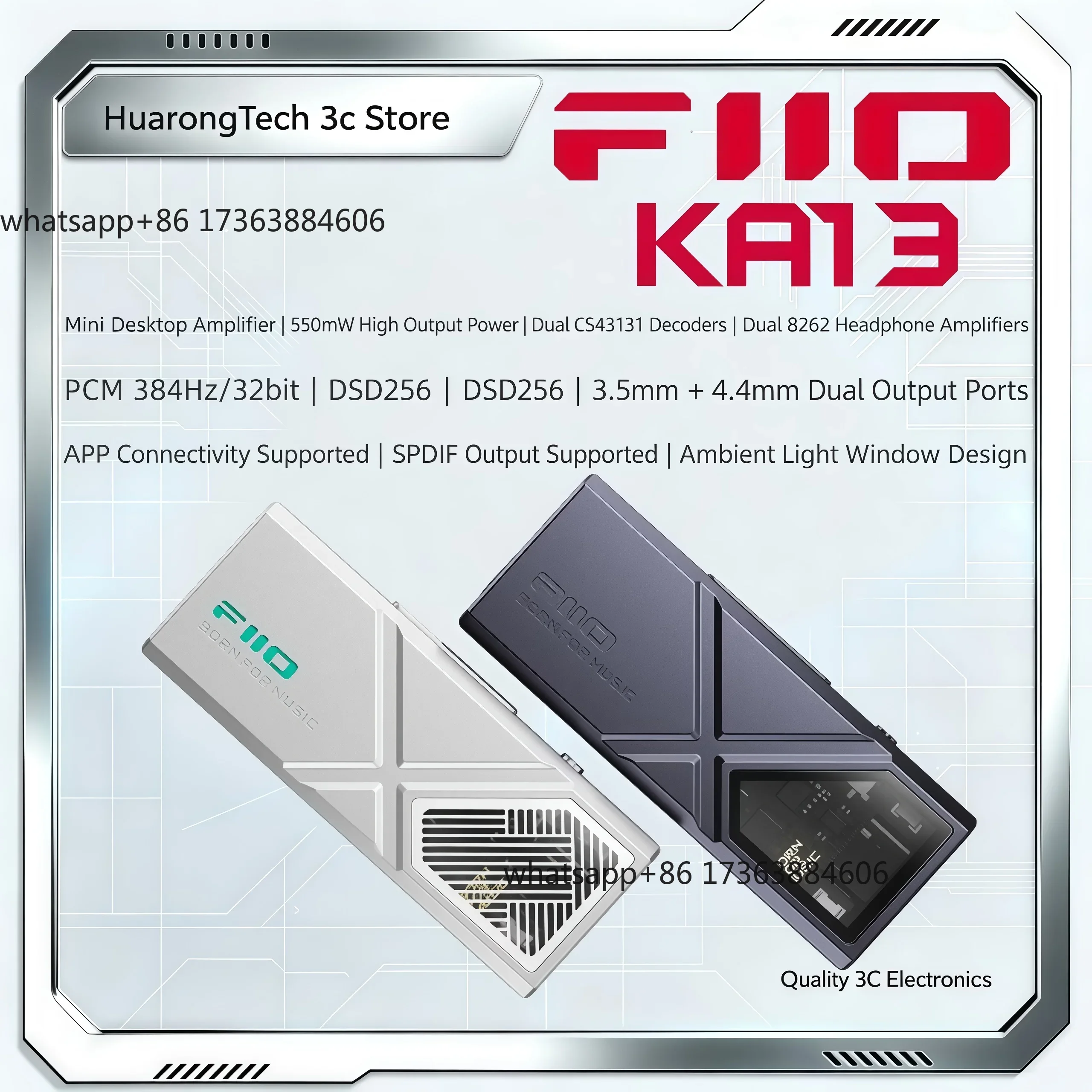 KA13 USB DAC Headphone Amplifi - огляд і ціна Headphone Amplifier