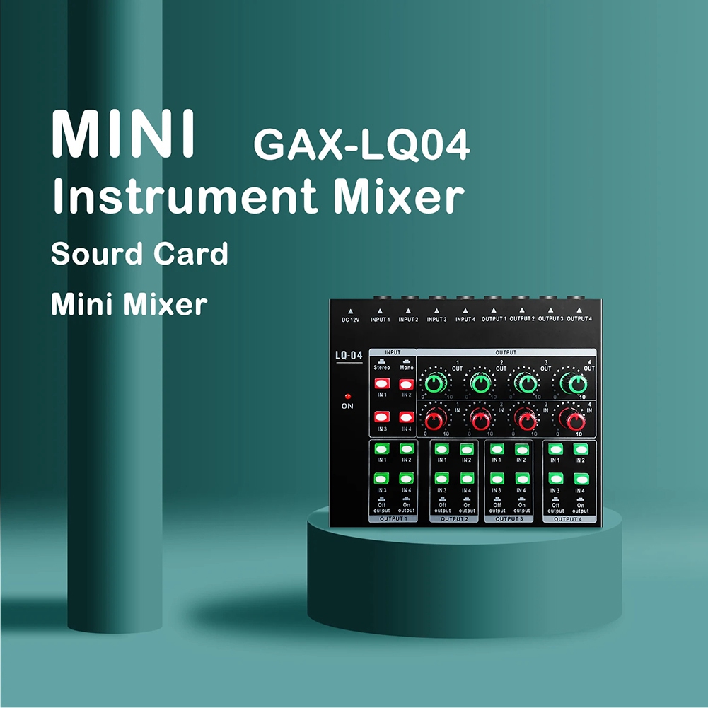 (MEOF] -LQ04 4-Channel Mixer 4 - огляд і ціна Headphone Amplifier