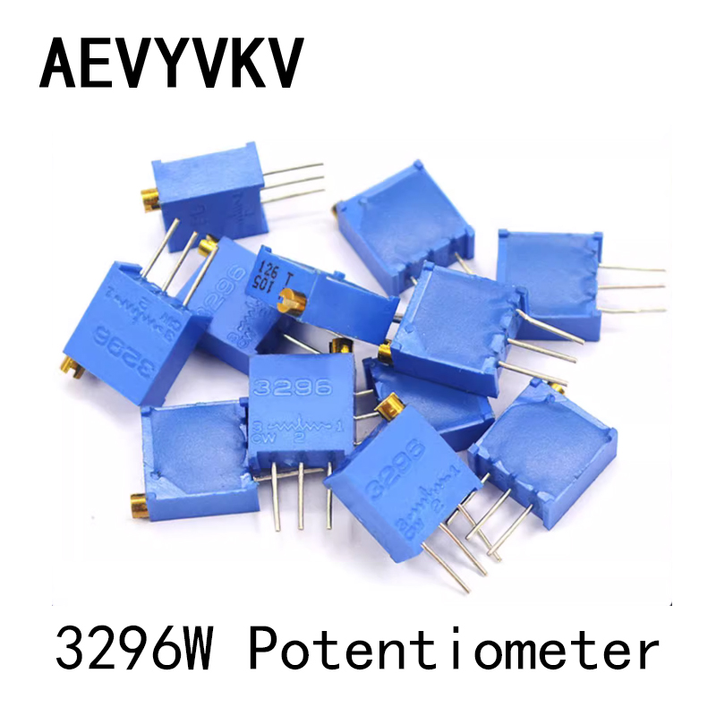 5-50PCS 3296W 3296 50 100 200  - огляд і ціна Potentiometer 10K