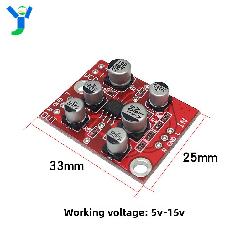 CHN 2027 Fever class AD828 op  - огляд і ціна Audio Amplifier Board