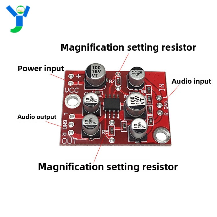 CHN 2027 Fever class AD828 op  - огляд і ціна Audio Amplifier Board