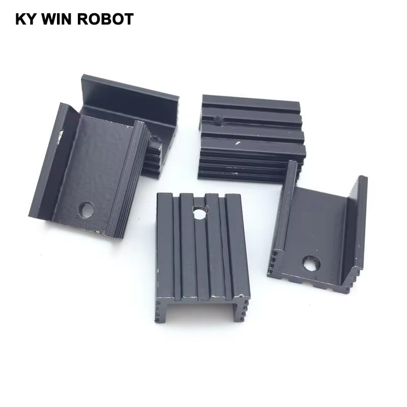10pcs  Aluminium TO-220 Heatsi - огляд і ціна Heatsink Aluminum