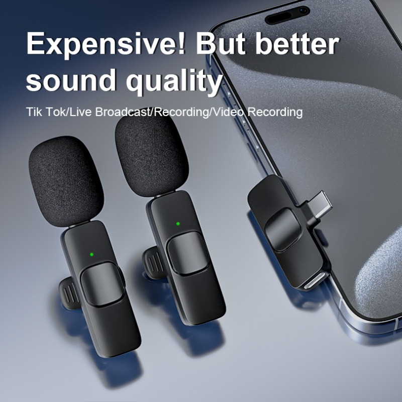 Wireless Lavalier Microphone 2 - огляд і ціна Condenser Microphone Kit