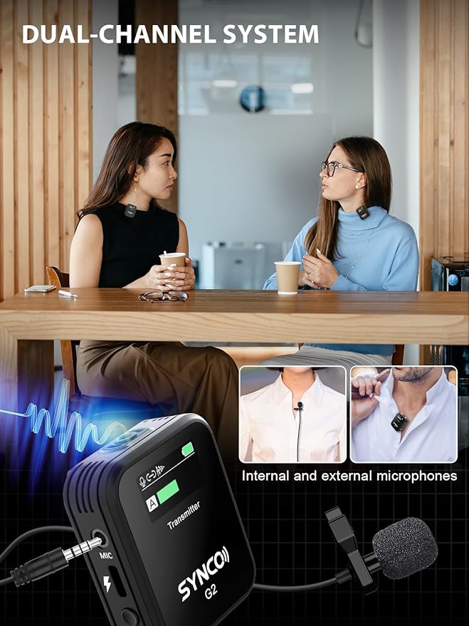 SYNCO Wireless Lavalier Microp - огляд і ціна Condenser Microphone Kit