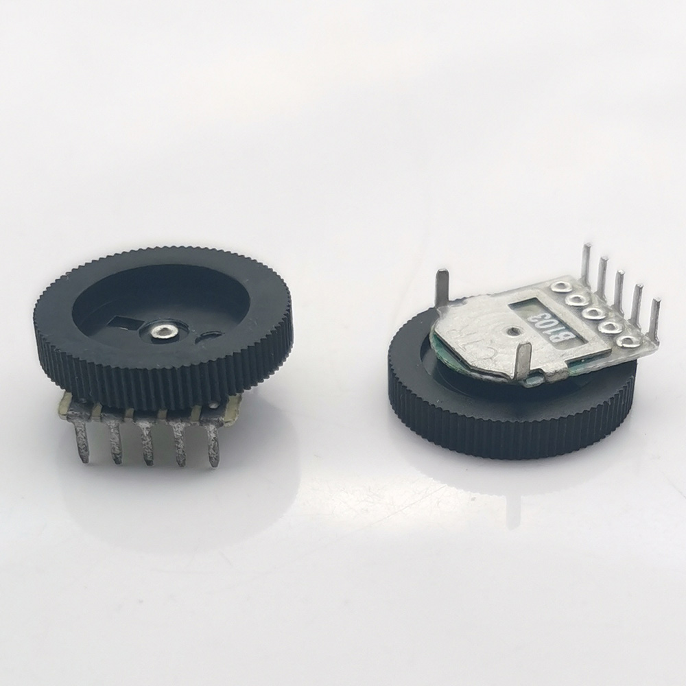 10PCS/Lot B103 10K Ohm 5 Pins  - огляд і ціна Potentiometer 10K