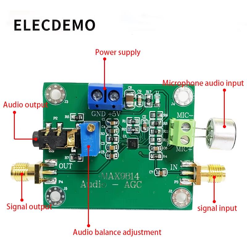 Electret Mic AGC Amplifier Mod - огляд і ціна Audio Amplifier Board