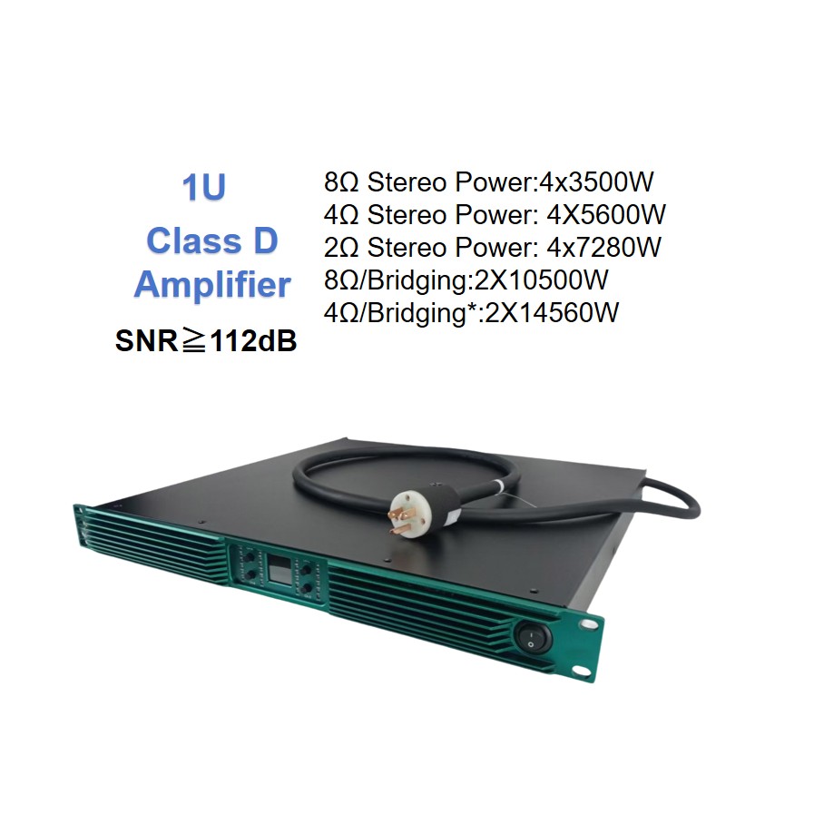 Outdoor Power Amplifier 3500W  - огляд і ціна Class D Amplifier