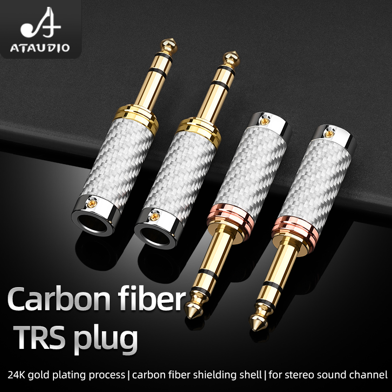 ATAUDIO 4PCS 6.5mm Plug Rhodiu - огляд і ціна Trs Cable
