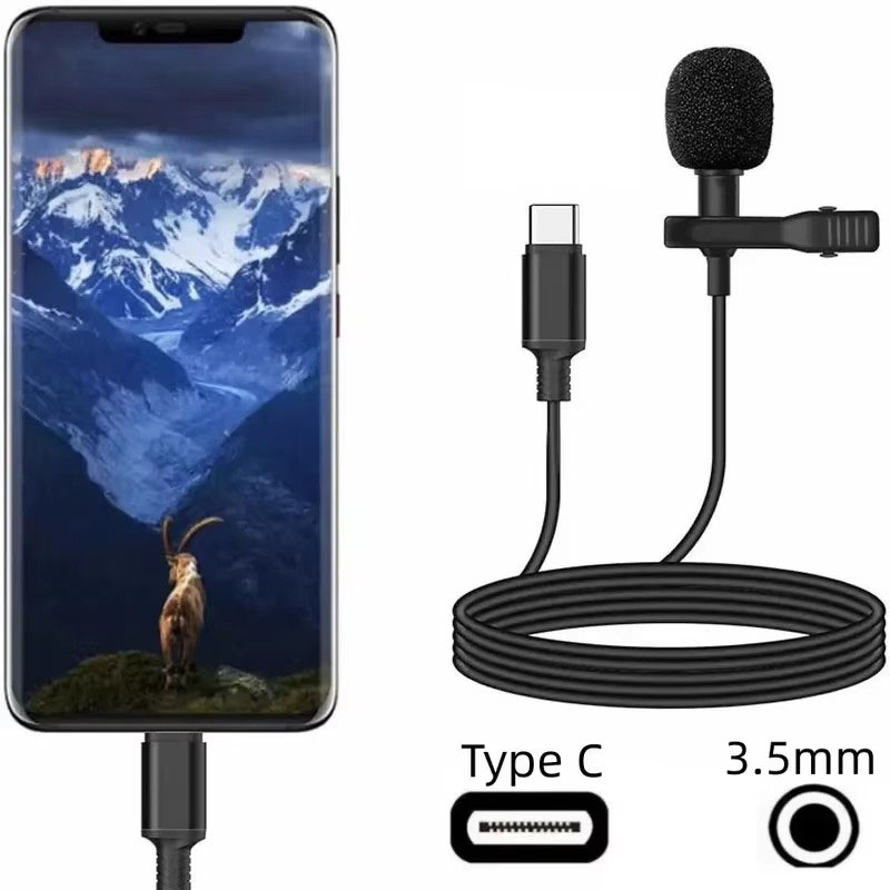 1-5pcs Portable USB Mini Laval - огляд і ціна Microphone Capsule