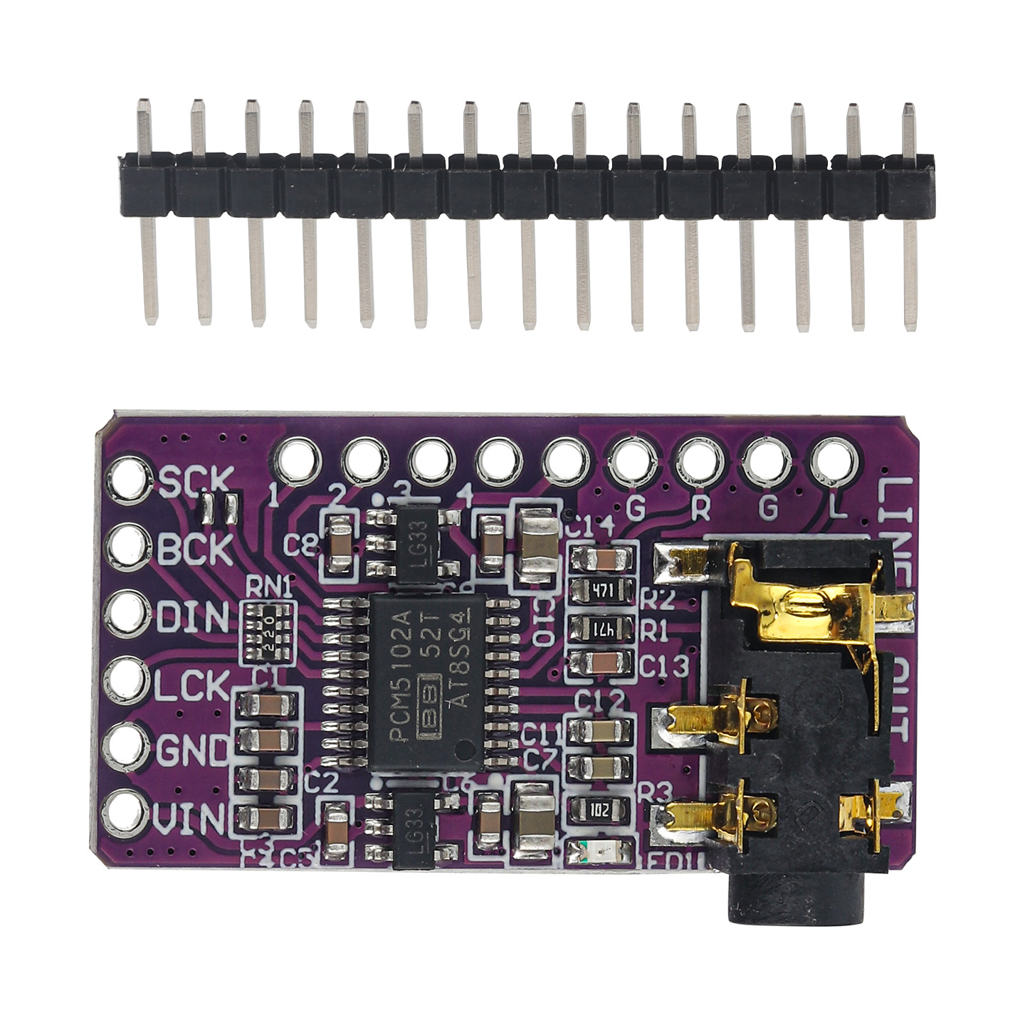 XCW  Interface I2S PCM5102A DA - огляд і ціна Pcm5102
