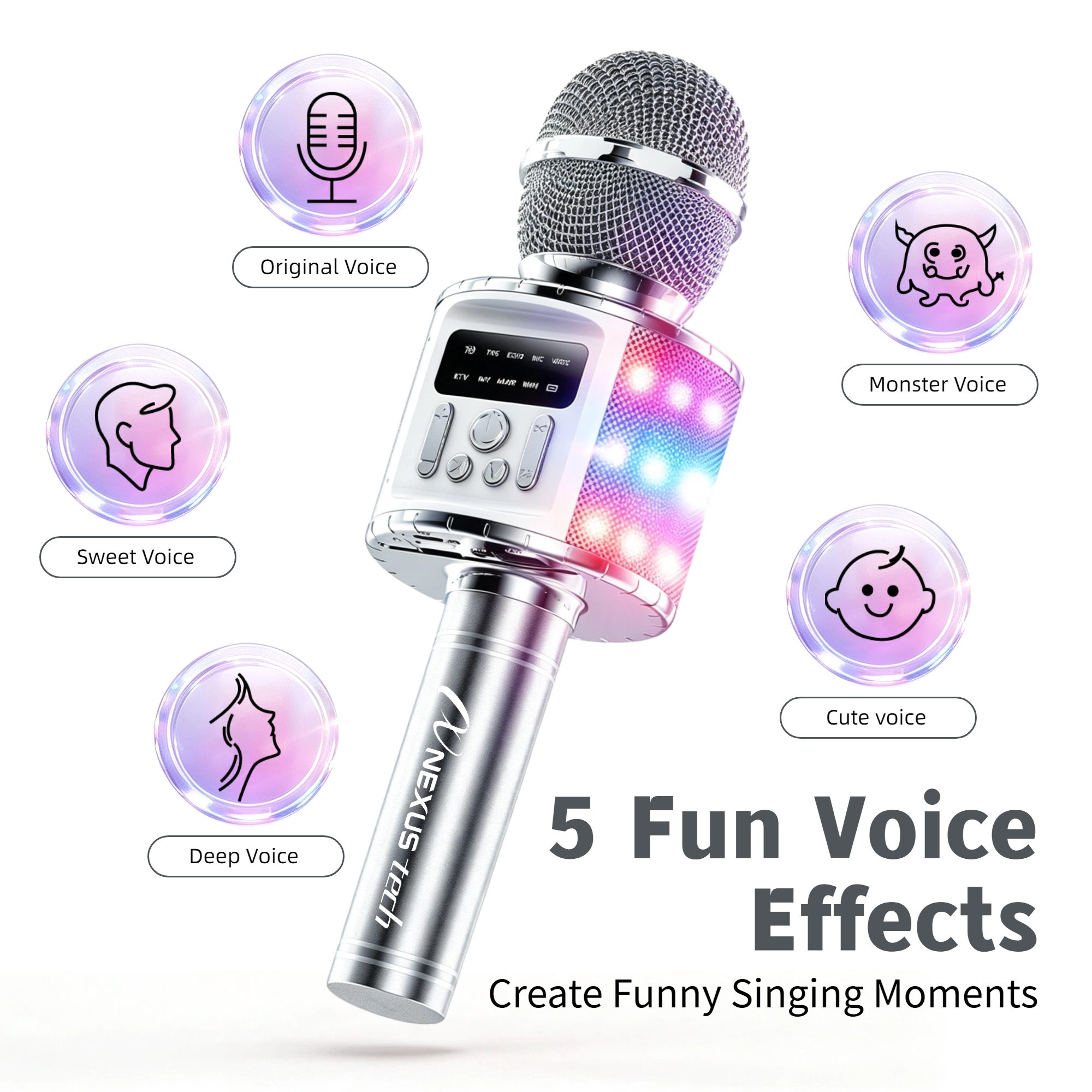 Wireless Bluetooth Karaoke Mic - огляд і ціна Condenser Microphone Kit