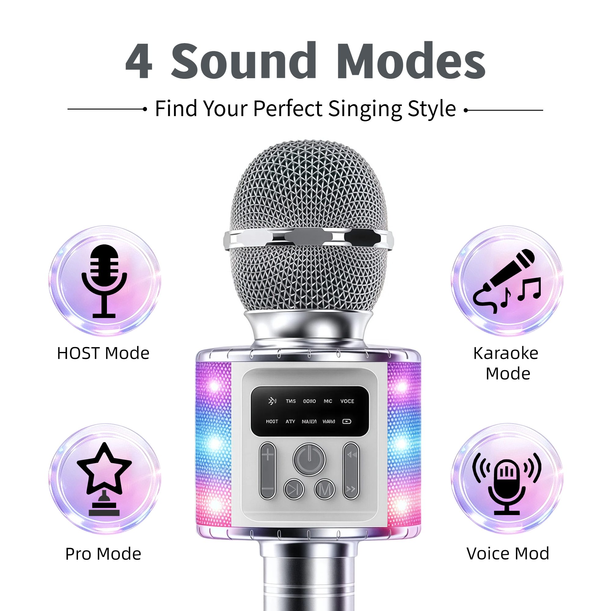 Wireless Bluetooth Karaoke Mic - огляд і ціна Condenser Microphone Kit