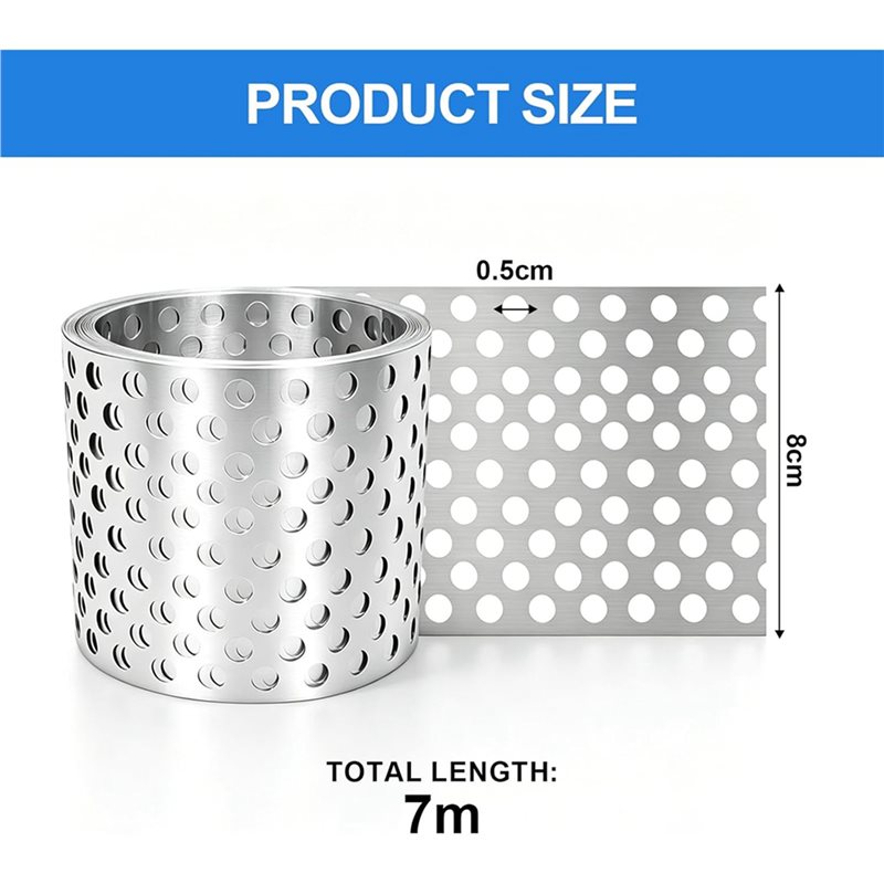 AAAN-3Pcs 7M Running Metre Alu - огляд і ціна Ventilation Grille Aluminum