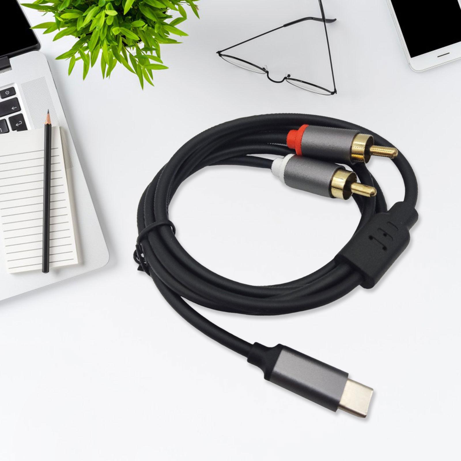 USB C to RCA Stereo Audio Cabl - огляд і ціна Rca Cable