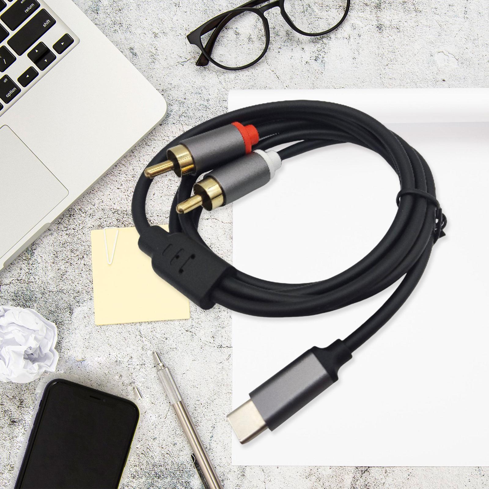 USB C to RCA Stereo Audio Cabl - огляд і ціна Rca Cable