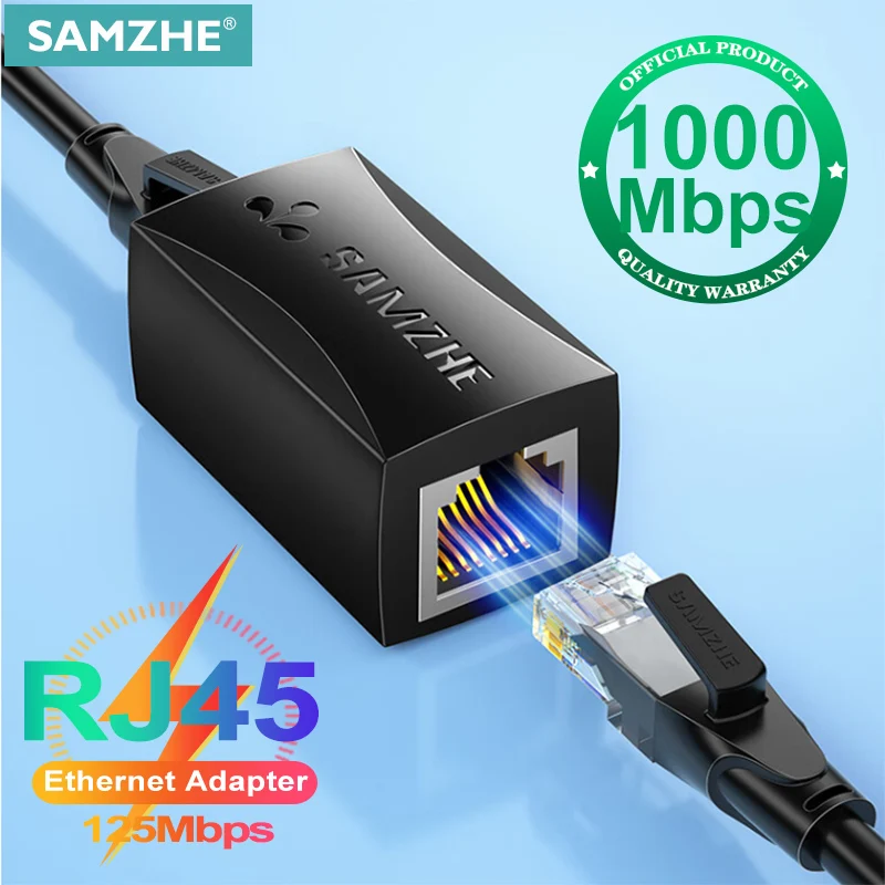SAMZHE Ethernet Adapter 8P8C R - огляд і ціна Rj45 Jack
