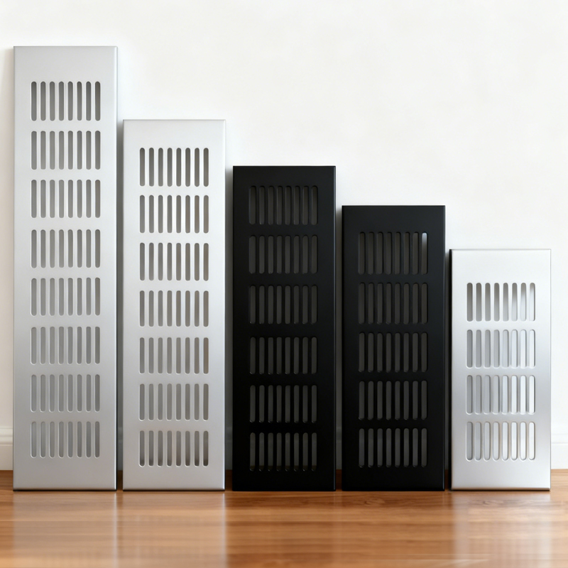 50/80mm Wide Vents Perforated  - огляд і ціна Ventilation Grille Aluminum