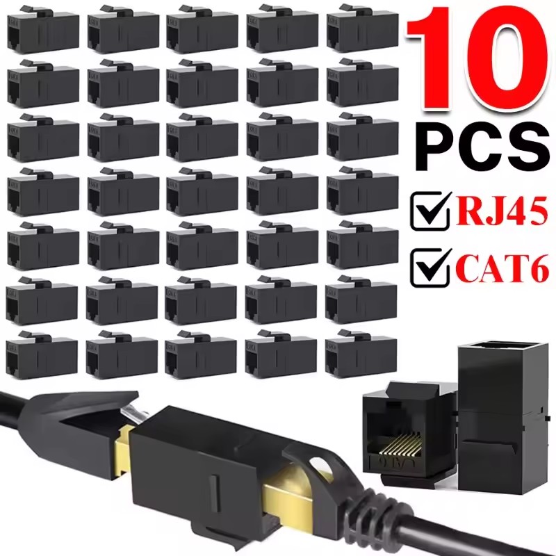 2-10Pcs CAT6 RJ45 Keystone Cou - огляд і ціна Rj45 Jack