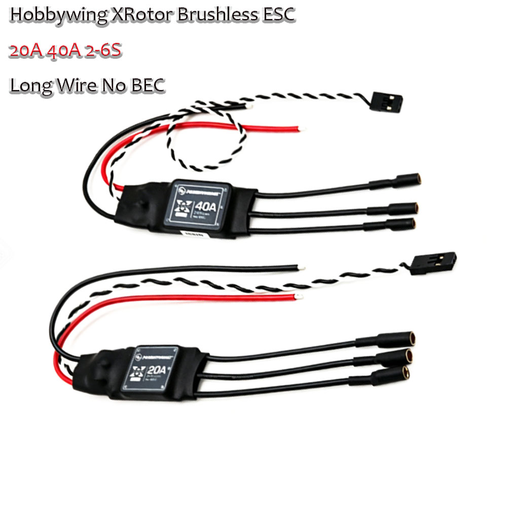 XRotor Hobbywing 20A 40A Brush - огляд і ціна Rca Cable
