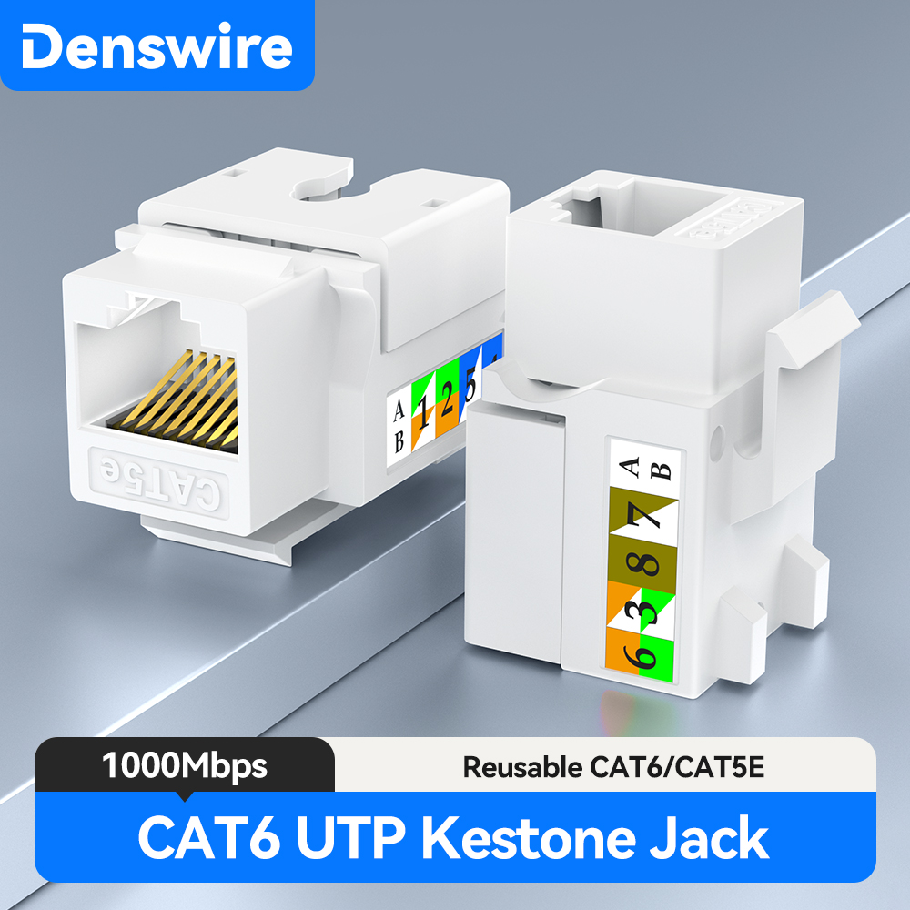 Denswire RJ45 Cat5E/6 Keystone - огляд і ціна Rj45 Jack