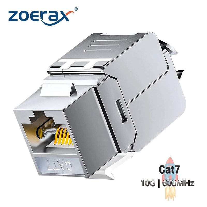 ZOERAX Cat6a Cat7 Keystone Jac - огляд і ціна Rj45 Jack