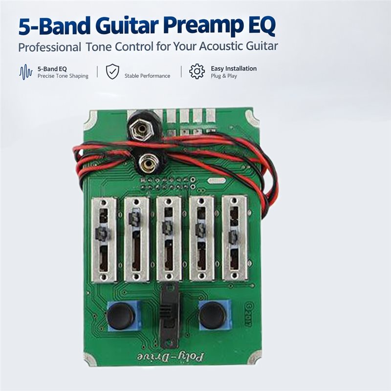 CGDS-Piezo 5-Band EQ Acoustic  - огляд і ціна Passive Preamp