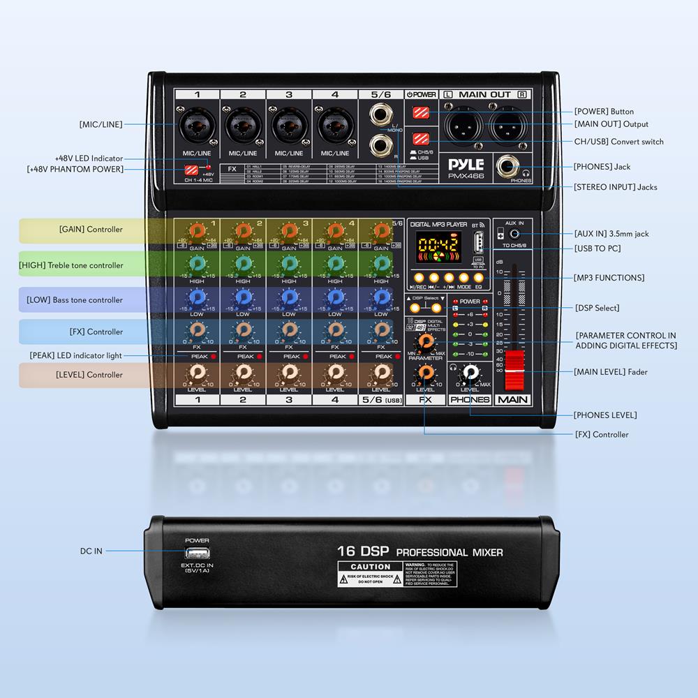 Compact Audio Mixer Pro Audio  - огляд і ціна Audio Interface