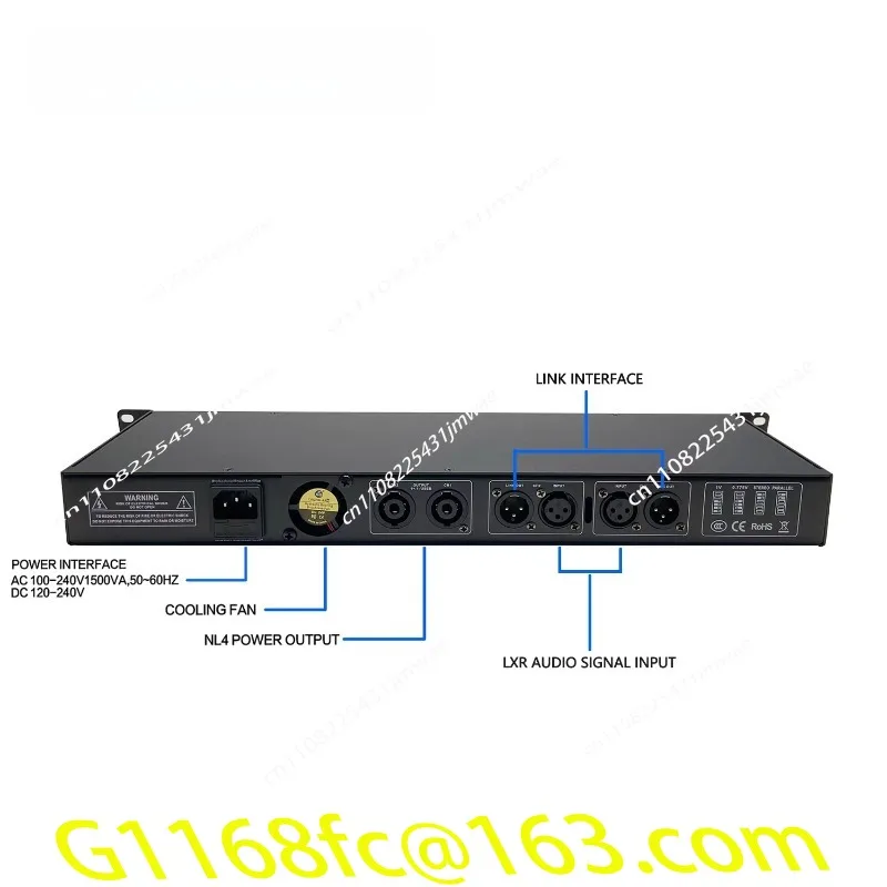 Power Amplifier 1000W X 2 (8 O - огляд і ціна Class D Amplifier