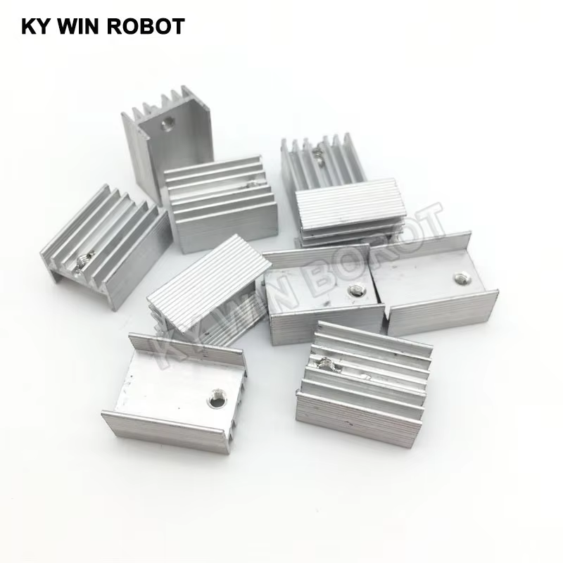 10pcs Aluminium TO-220 Heatsin - огляд і ціна Heatsink Aluminum